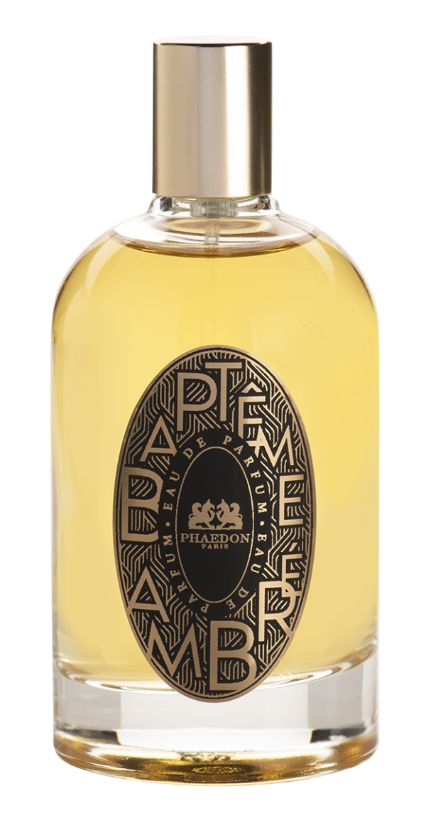 Phaedon Paris - Eau de Parfum, Bapteme Ambre, Cinnamon, Rose, Geranium, Opopanax - 100ml perfume bottle