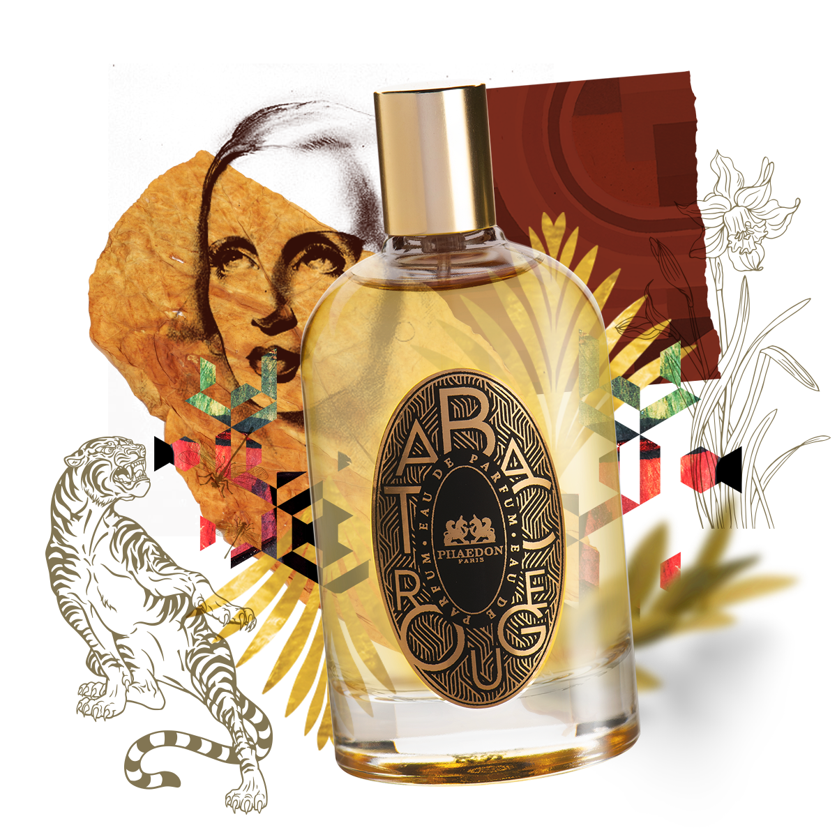 Tabac Rouge, Eau de parfum, Gingembre, cannelle, tabac, benjoin - Phaedon Paris